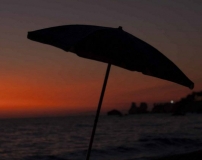 Tramonto in spiaggia